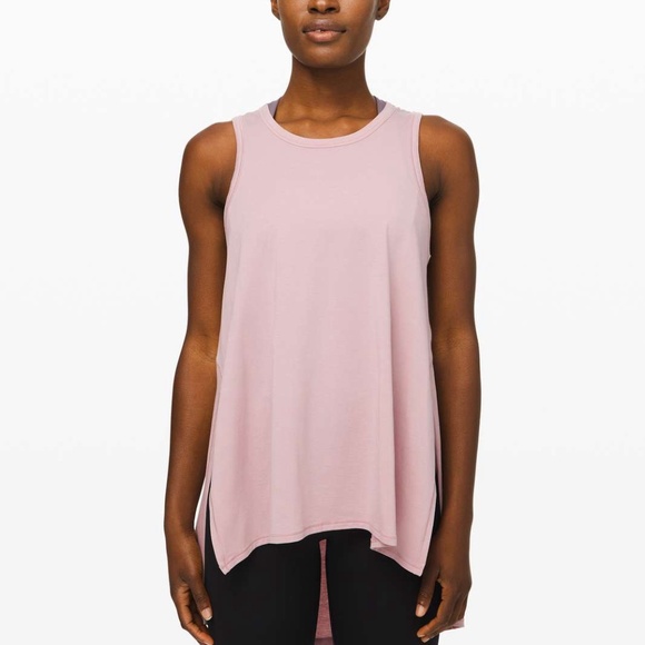 Lululemon Long for Length Tank Smoky Blush - Picture 1 of 3